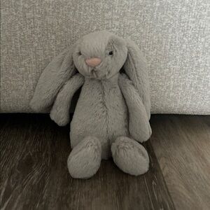 Jellycat Bashful Grey Bunny NWOT